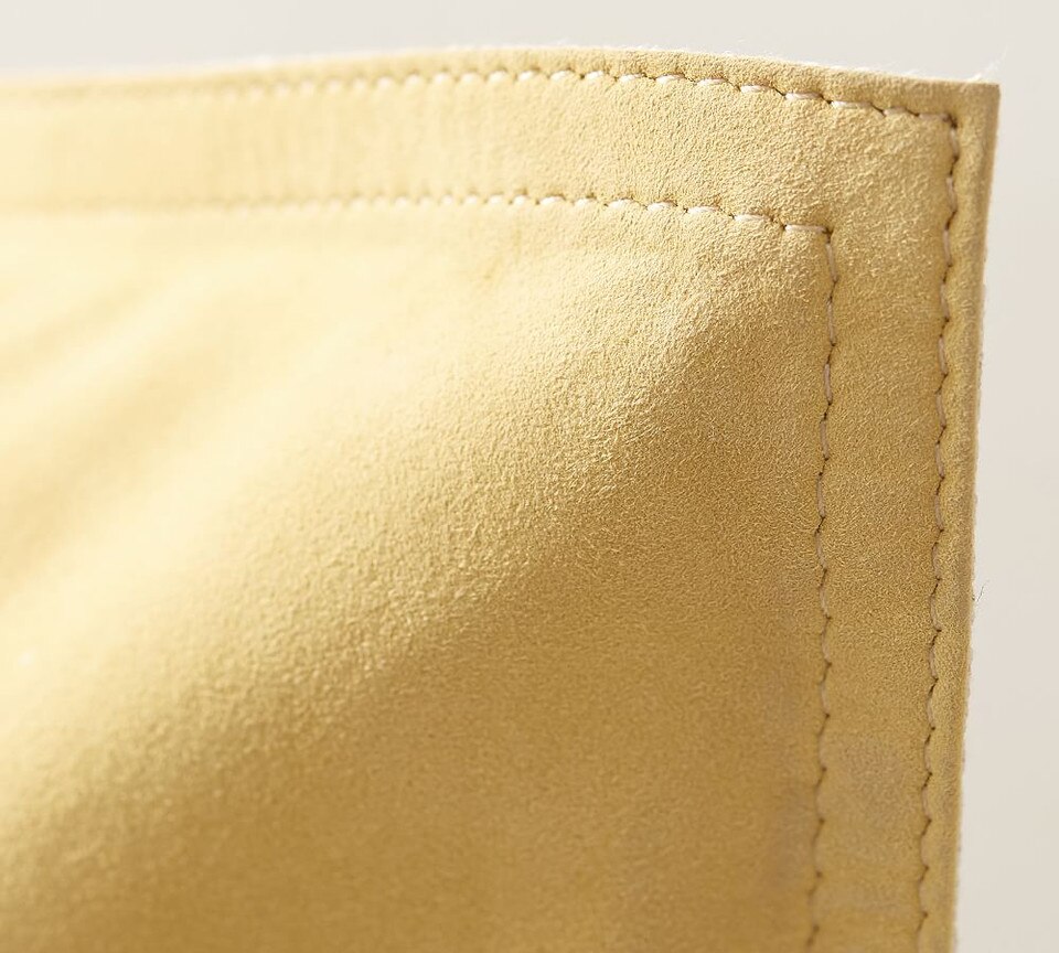 Pieced Suede Pillow Covers